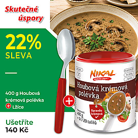 Houbová krémová polévka 