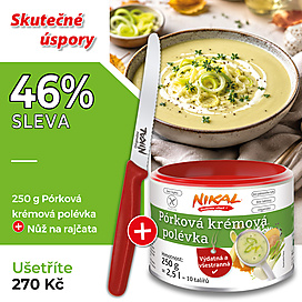 Pórková krémová polévka