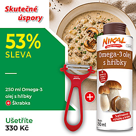 Omega-3 olej s hříbky