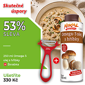 Omega-3 olej s hříbky