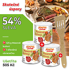 3x Masové koření 125 g +  Obracečka s drážkami
